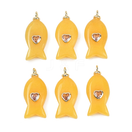 Dyed Natural White Jade Pendants X-G-Z134-06G-01-1