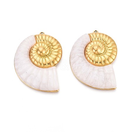 Resin Pendants STAS-N111-10G-1