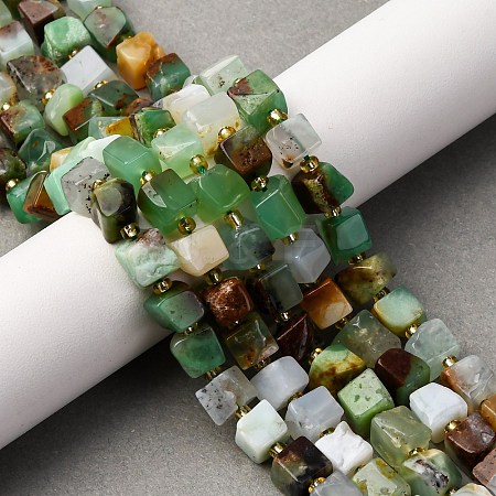 Natural Serpentine Beads Strands G-G053-B21-01-1