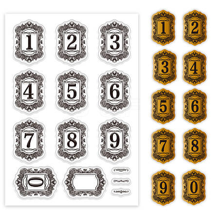 Custom PVC Plastic Clear Stamps DIY-WH0618-0166-1