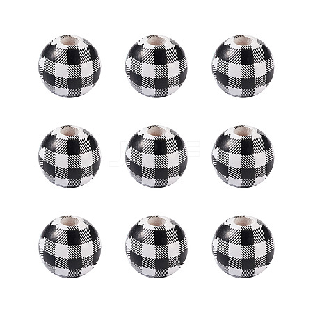 Natural Wooden Beads WOOD-TAC0010-05A-1