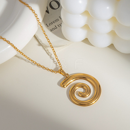 Stainless Steel Pendant Necklaces for Women EG5545-1-1