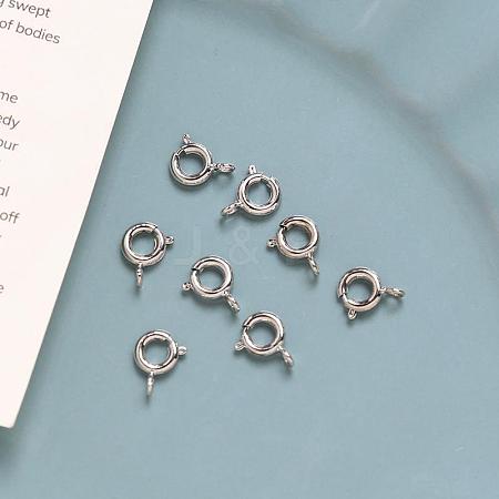 Brass Spring Ring Clasps PW-WG054AF-06-1