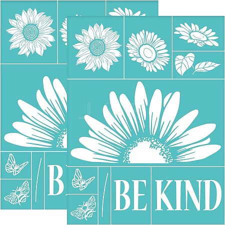 Self-Adhesive Silk Screen Printing Stencil DIY-WH0338-020-1