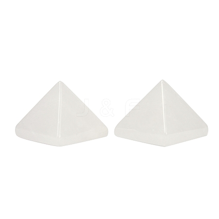 Natural Quartz Crystal Orgonite Pyramid Display Decorations G-C186-08I-1