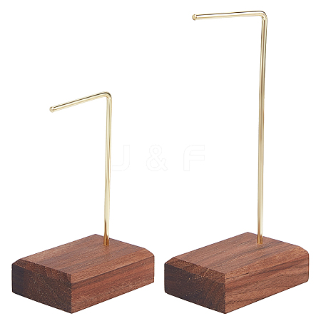 Fingerinspire 2 Pcs 2 Styles Iron Earring Display Stands EDIS-FG0001-35-1