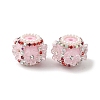 Flower Style Resin Rhinestone Beads CLAY-NH0003-05S-05-1