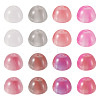 40Pcs 4 Colors Resin UV Reactive Beads RESI-TA0005-69-3