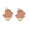 Alloy Enamel Pendants ENAM-Q003-06P-1