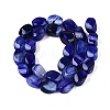 Dyed & Heated Natural Agate Beads Strands G-N359-14A-01-3