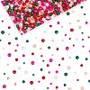 750Pcs Spray Painted Crackle Glass Beads Strands CCG-CA0001-01-1