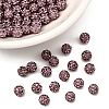 Polymer Clay Rhinestone Beads RB-A053-4mm-10-1