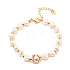 Natural Pearl Link Bracelets BJEW-D447-06G-01-2