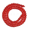 Natural Dyed White Jade Beads Strands GG-CBAEB22-B01-4mm-06-5