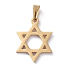 304 Stainless Steel Pendants X-STAS-I127-031G-B-1