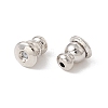 Rack Plating Brass Ear Nuts X-KK-G433-03P-2