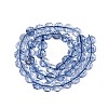 Transparent Crackle Glass Beads Strands GLAA-Q108-03A-10-2