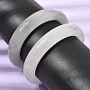 Natural White Jade Bangles for Women BJEW-R296-07-3