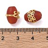 Natural Carnelian Oval Beads GG-D002-04G-3