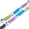 Acrylic Beads and Handmade Polymer Clay Beads Mobile Straps HJEW-JM00582-4