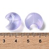 Baking Paint Transparent Glass Beads DGLA-F003-01I-3