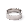 Non-Tarnish 201 Stainless Steel Plain Band Ring for Women RJEW-I089-34A-P-2