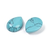 Dyed Synthetic Turquoise Cabochons G-H094-01A-24-2