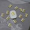 Alloy 26 Letter Shapes Nail Art Decoration MRMJ-WH0114-001-05-1