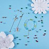 500Pcs 10 Colors Electroplate Glass Bead EGLA-SZ0001-17-6