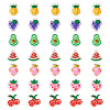 35Pcs 7 Styles PVC Plastic Cabochons KY-TA0001-43-2