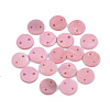 Spray Paint Freshwater Shell Links connectors LS-X-SHEL-S276-27G-1