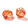 Autumn Theme Transparent Glass Beads GLAA-P049-A01-2