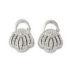 Brass Pendant Rhinestone Settings KK-G532-19P-1