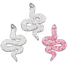 3Pcs 3 Colors Snake Polyester Embroidered Cloth Patch PATC-GA0001-88-1