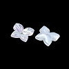 Iridescent Plating Acrylic Bead Caps AC-CBA81FF-03A-2