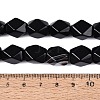 Natural Black Agate Beads Strands GG-N361-06A-07-5