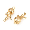 Ocean Theme Brass Micro Pave Cubic Zirconia Pendants KK-F902-08J-G-2
