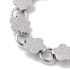 Non-Tarnish 304 Stainless Steel Link Chain Bracelets for Women BJEW-Q343-04A-P-2