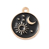 Alloy Enamel Pendants ENAM-A008-45B-KCG-1