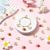50Pcs Two Tone Acrylic Pendants FIND-SC0019-74-5