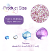 Craftdady 240G 8 Colors AB-Color Plated DIY 3D Nail Art Decoration Mini Glass Beads EGLA-CD0001-06-3