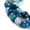 Natural Striped Agate/Banded Agate Beads Strands G-Z060-A01-C11-4