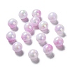 Two Tone Opaque Acrylic Beads SACR-P024-01B-W04-1