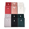 12Pcs 6 Colors Cardboard Jewelry Set Boxes CBOX-N015-02D-1