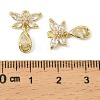 Brass Micro Pave Cubic Zirconia Pendants LS-KK-C107-18A-G-3