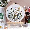 DIY Flower Pattern Embroidery Kits for Starter PW-WG6B3E0-02-1