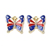 Independence Day Alloy Enamel Pendants X1-ENAM-I069-01G-03-1