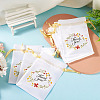 Flower Thank You Polyester Satin Storage Drawstring Bags ABAG-TAC0005-09B-6