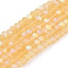 Transparent Glass Beads Strands EGLA-A044-T1mm-MB03-1