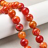 Natural Multi-Color Agate Beads Strands G-A261-B03-14mm-1